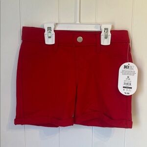 Wonder Nation Vibrant Red Kids Shorts
